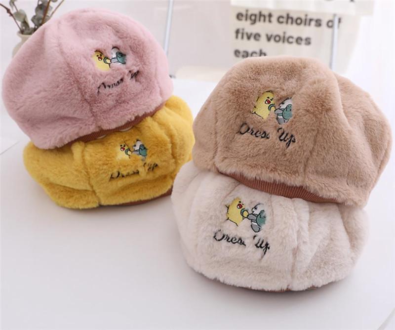 Mới Mùa Đông Cho Bé Mũ Nồi Mũ Ấm Sang Trọng Trẻ Em Nón Bé Trai Bé Gái Bò Nắp Ngoài Trời Trẻ Em Nón Bé Yêu Đạo Cụ Chụp Ảnh