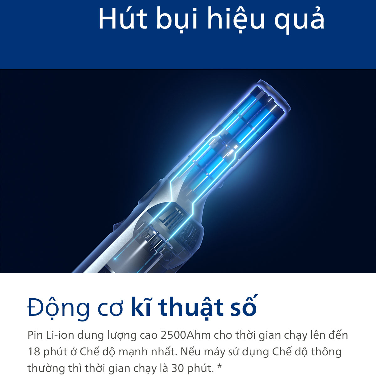 Máy hút bụi dạng cán Philips XC4201/01 - Hàng chính hãng