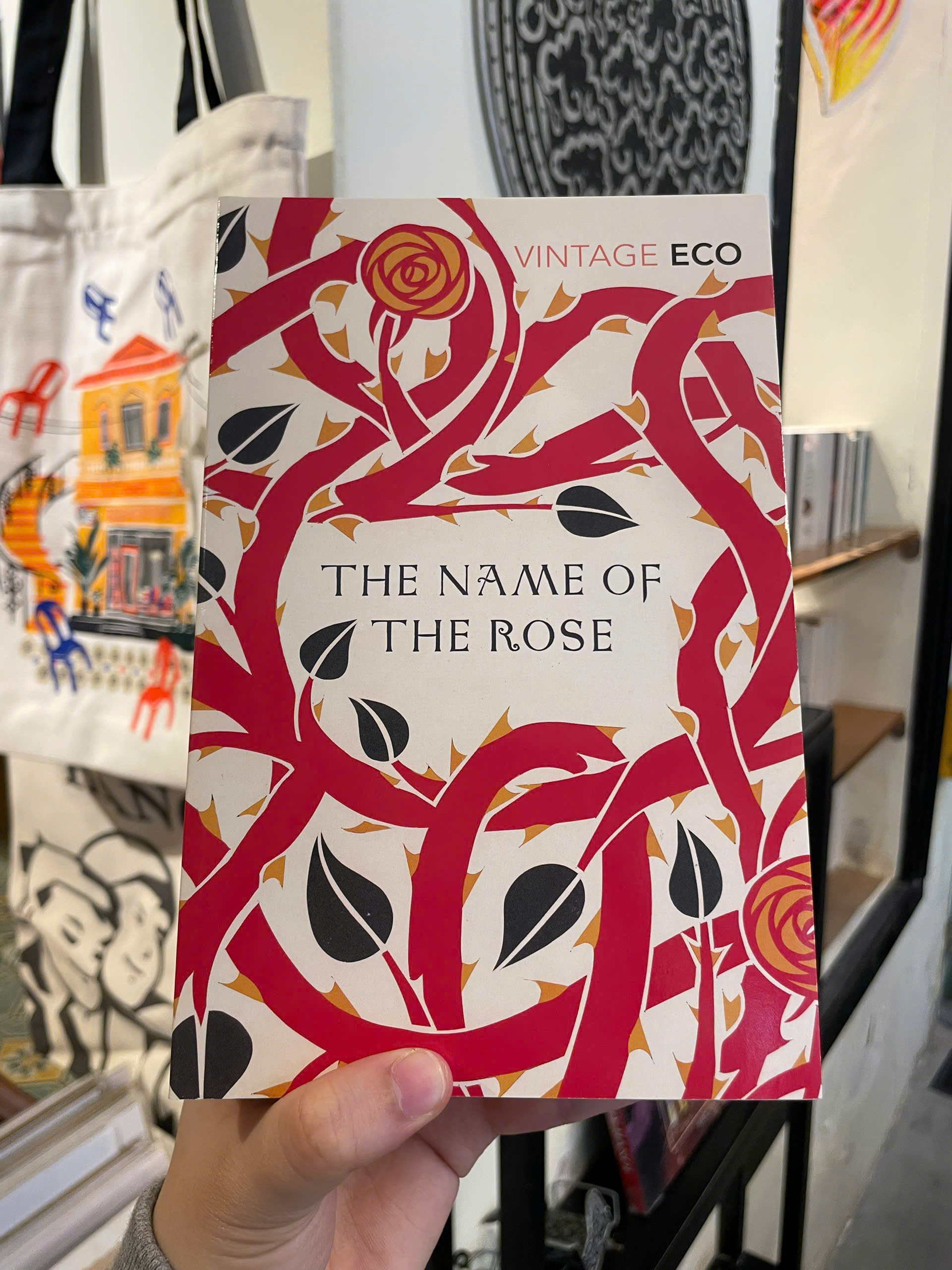 Sách - The Name of The Rose by Umberto Eco - Fiction/Historical Fiction/Mystery book in English