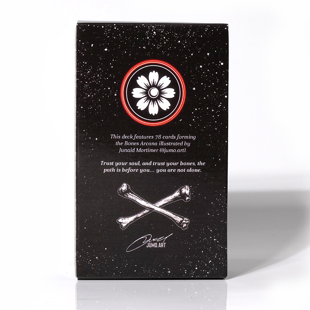 Bộ bài The Bones Arcana Tarot 78 lá bài đá thanh tẩy