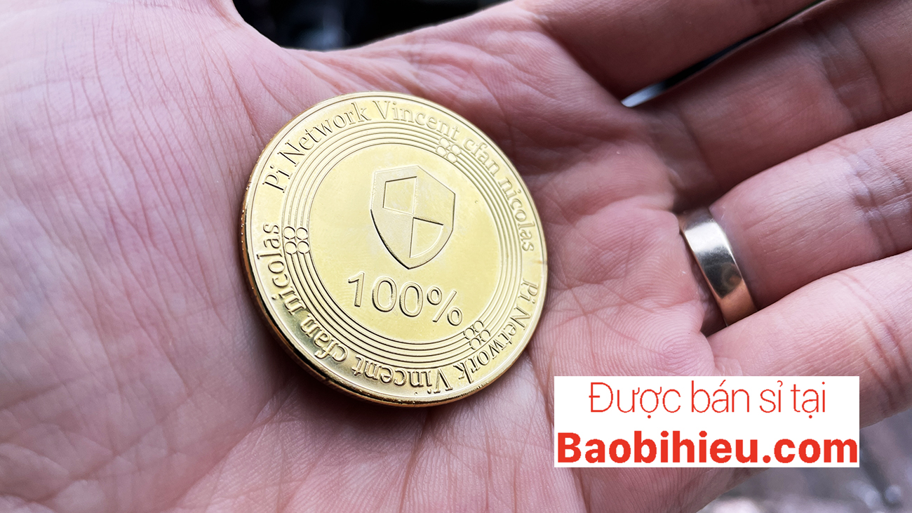 Đồng Pi mô hình bằng kim loại mạ (Pi Blockchain) B503