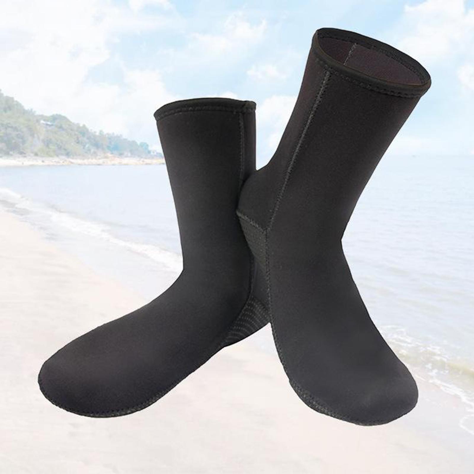 Neoprene Diving Socks, 3mm Socks, Snorkeling Socks for Beach Swimming Boarding Sports for Men Women