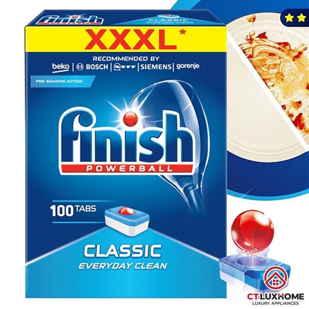 Viên rửa bát Finish Classic hương chanh 100 viên