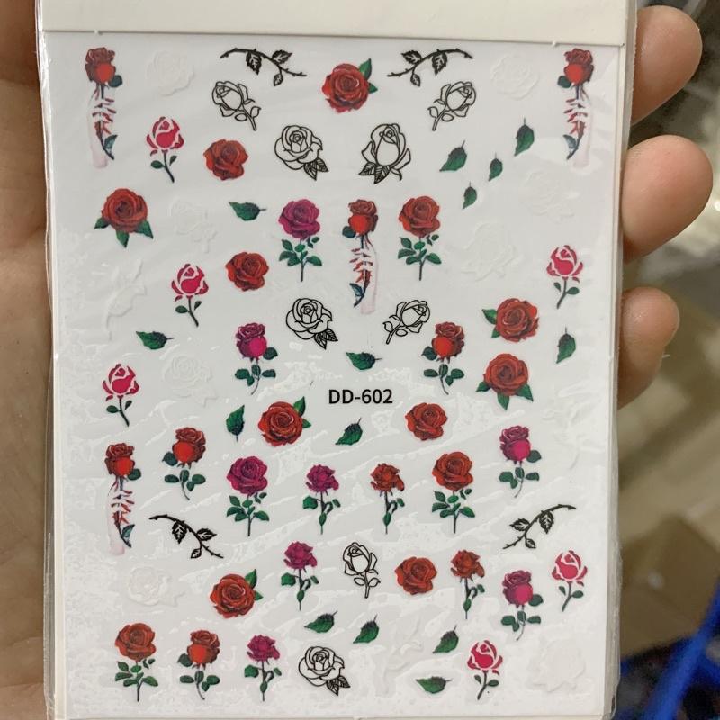 Sticker giá rẻ hình hoa hồng 602