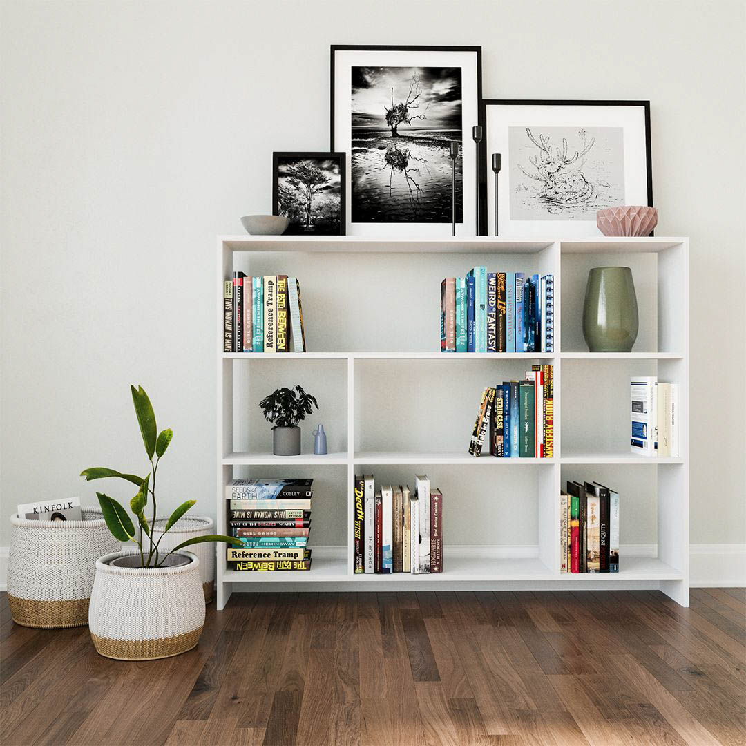 Giá sách gia đình từ gỗ công nghiệp SMLIFE Badidi