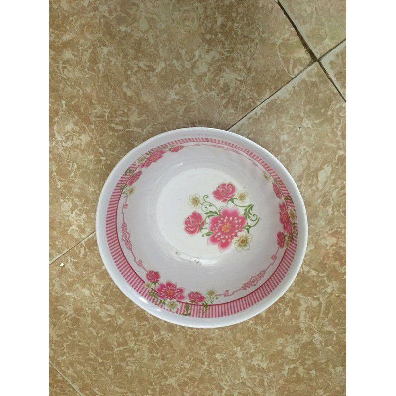 Tô tròn sâu 6/7/8nhựa Melamine đường kính 15/18/20cm màu trắng, bền bỉ, an toàn