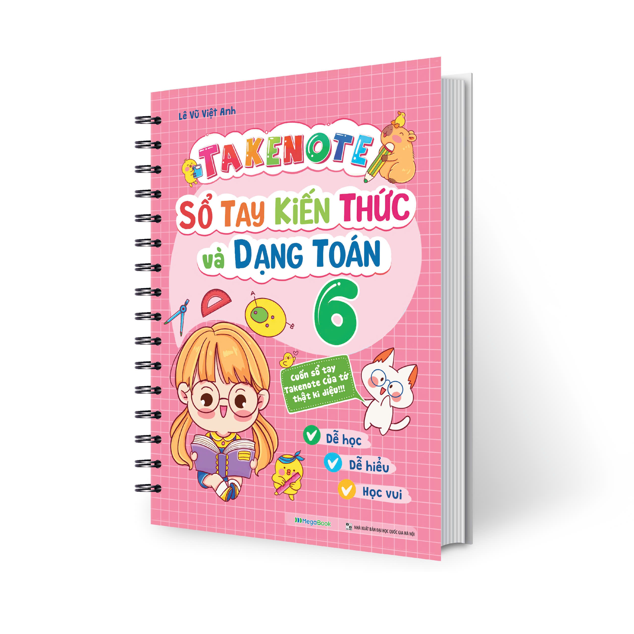 Takenote Sổ tay kiến thức và dạng toán 6