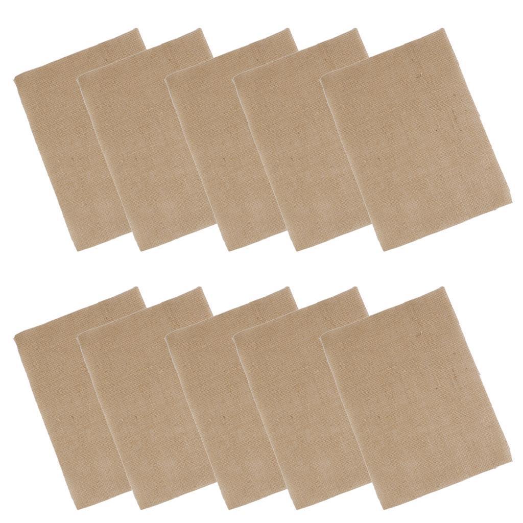 Hessian Burlap Place Mat Handmade Set Of 10 Table Mats Kitchen Dining Decor