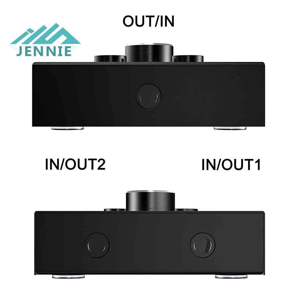 Bộ Chuyển Đổi Âm Thanh Nổi 2x1 / 1x2 3.5mm H1 Chất Lượng Cao