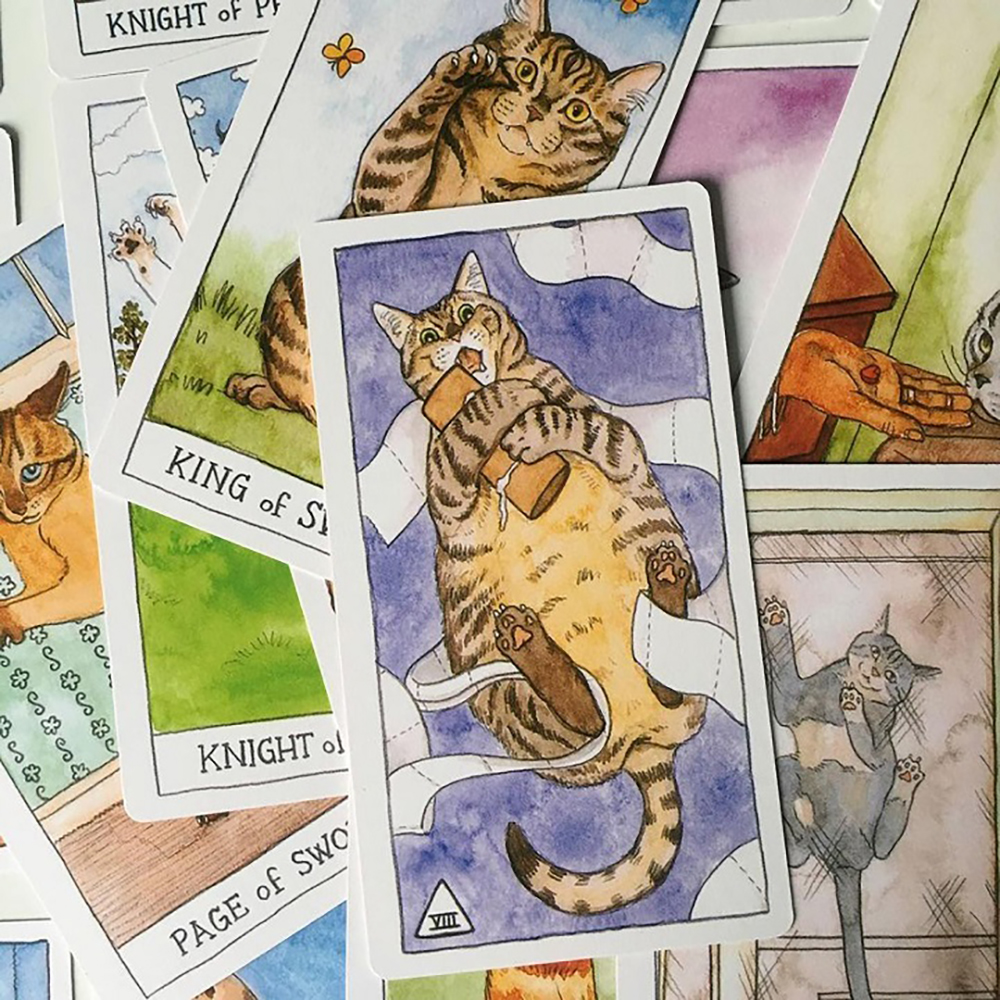 Bài Tarot Cat Tarot Đá Thanh Tẩy