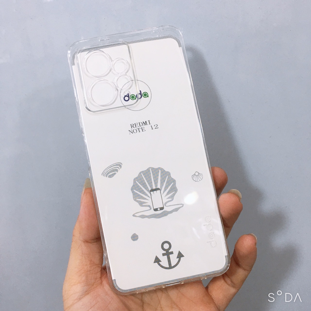 Ốp lưng cho Xiaomi Redmi Note 12 4g dẻo trong TPU chống trầy xướt, bảo vệ camera hiệu DaDa