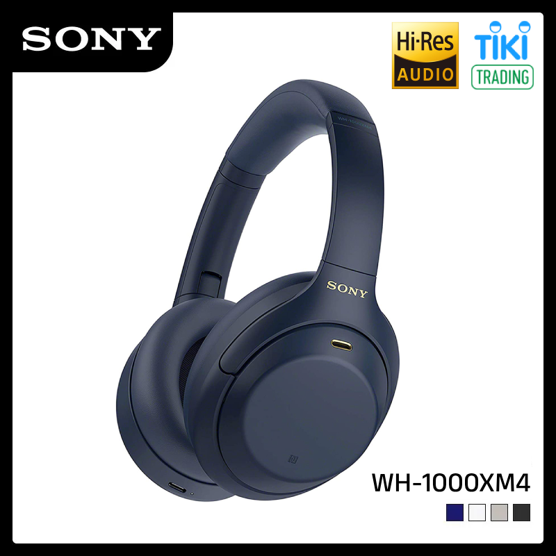 Tai Nghe Bluetooth Chụp Tai Sony WH-1000XM4 Hi-Res Noise Canceling - Hàng Chính Hãng