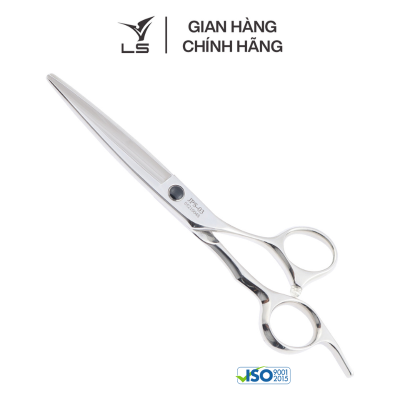 Kéo chuốt tóc LS lưỡi cong offset vênh đỡ ngón cố định JPS3