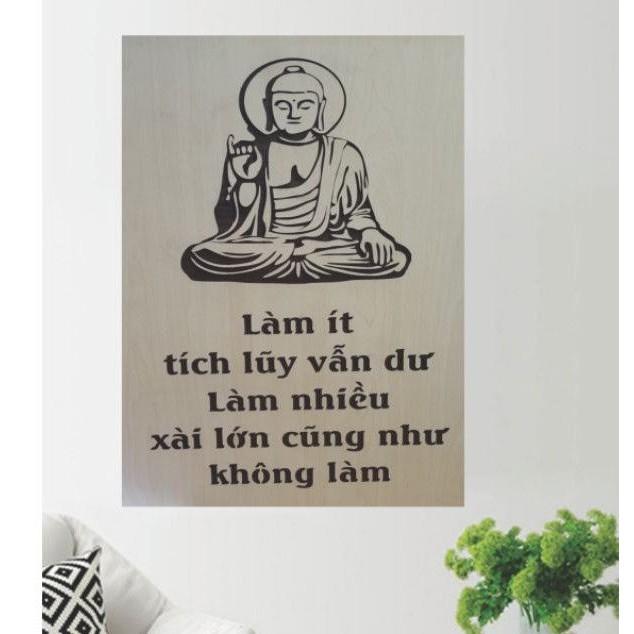 Tranh Gỗ Phật Dạy Treo Trang Trí