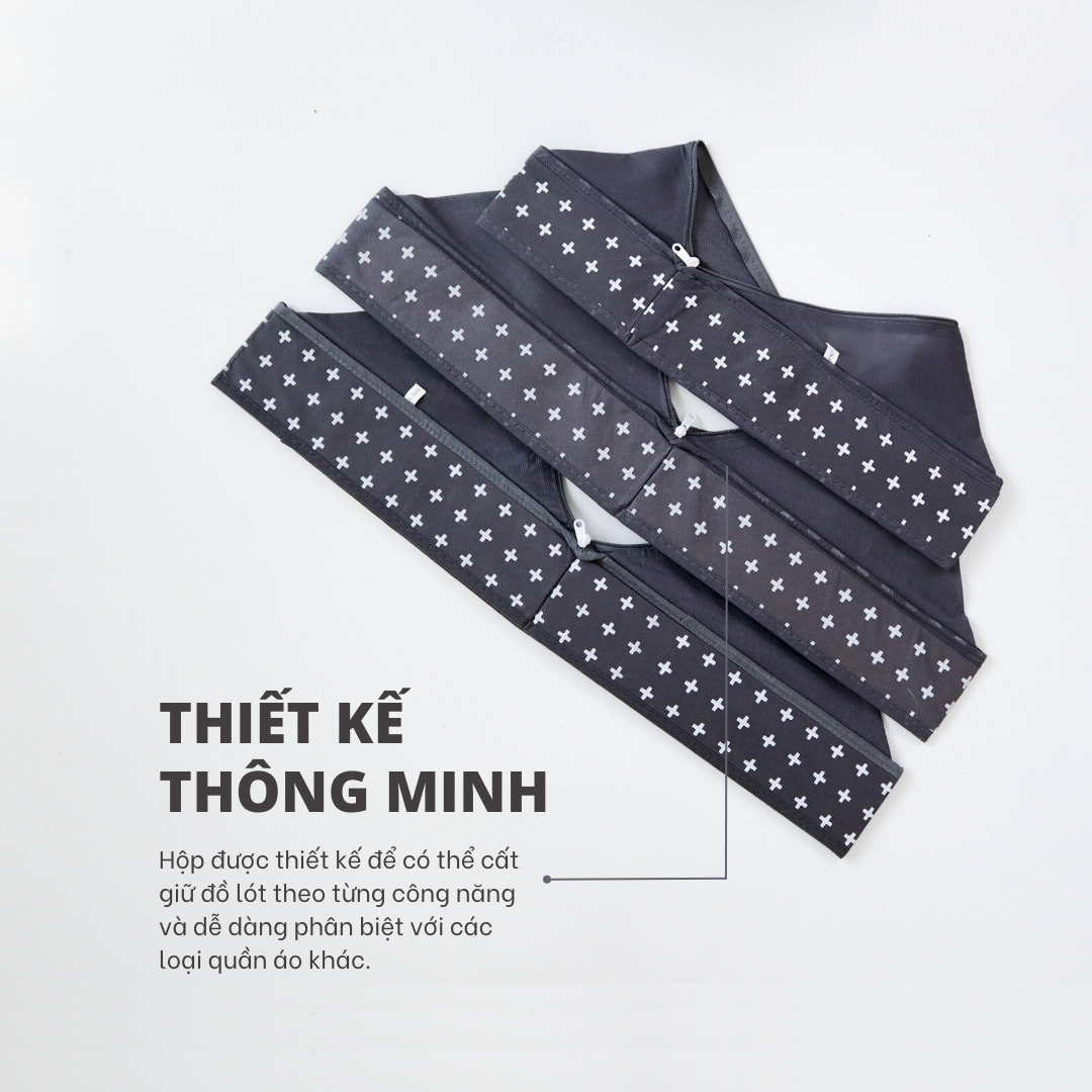 COMBO HỘP ĐỰNG ĐỒ LÓT 6+7+12+24 NGĂN