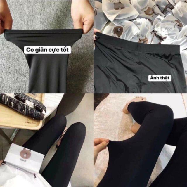 Quần legging gấu