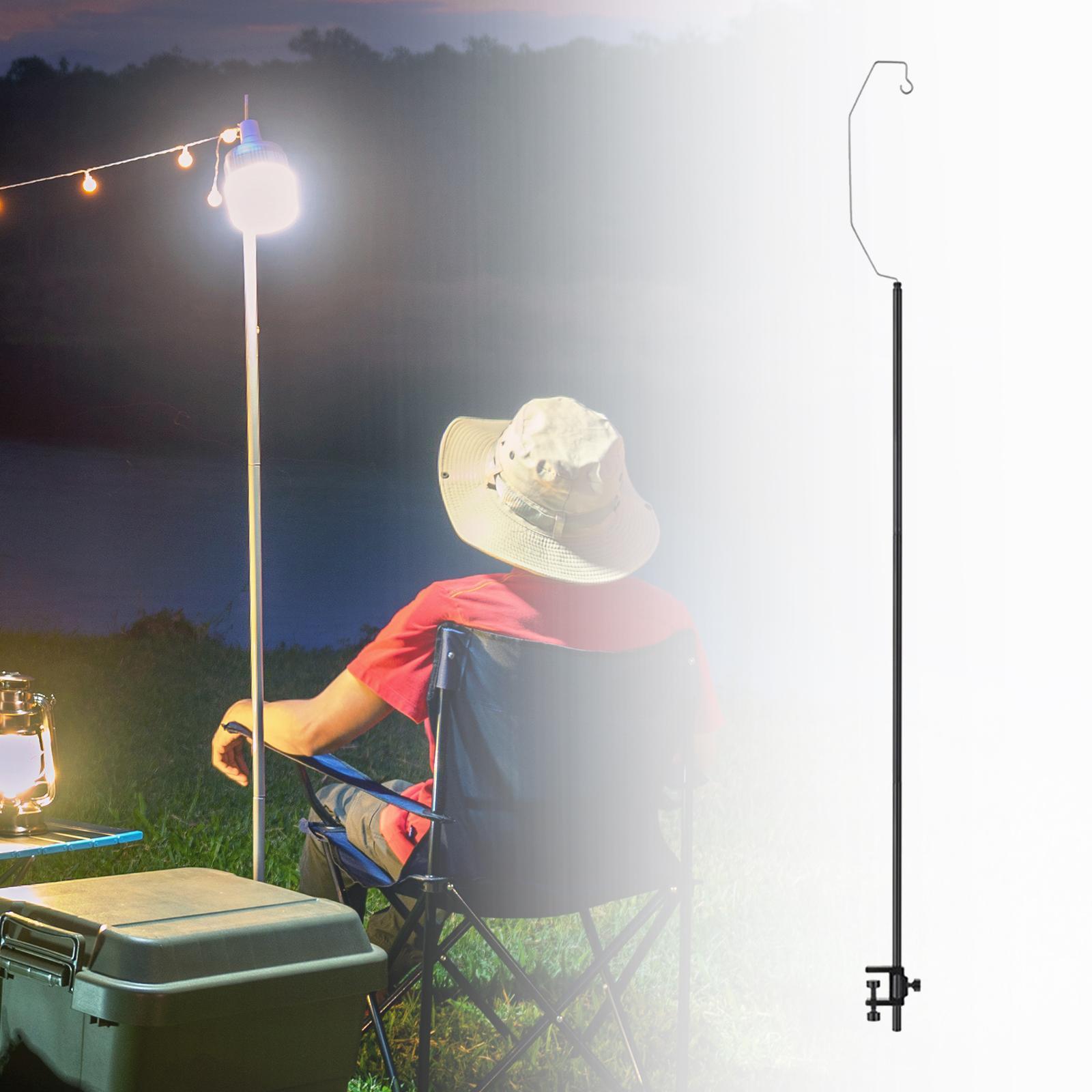 Multifunction Camping Light Stand Hook Lamp Holder for Backpacking Hiking