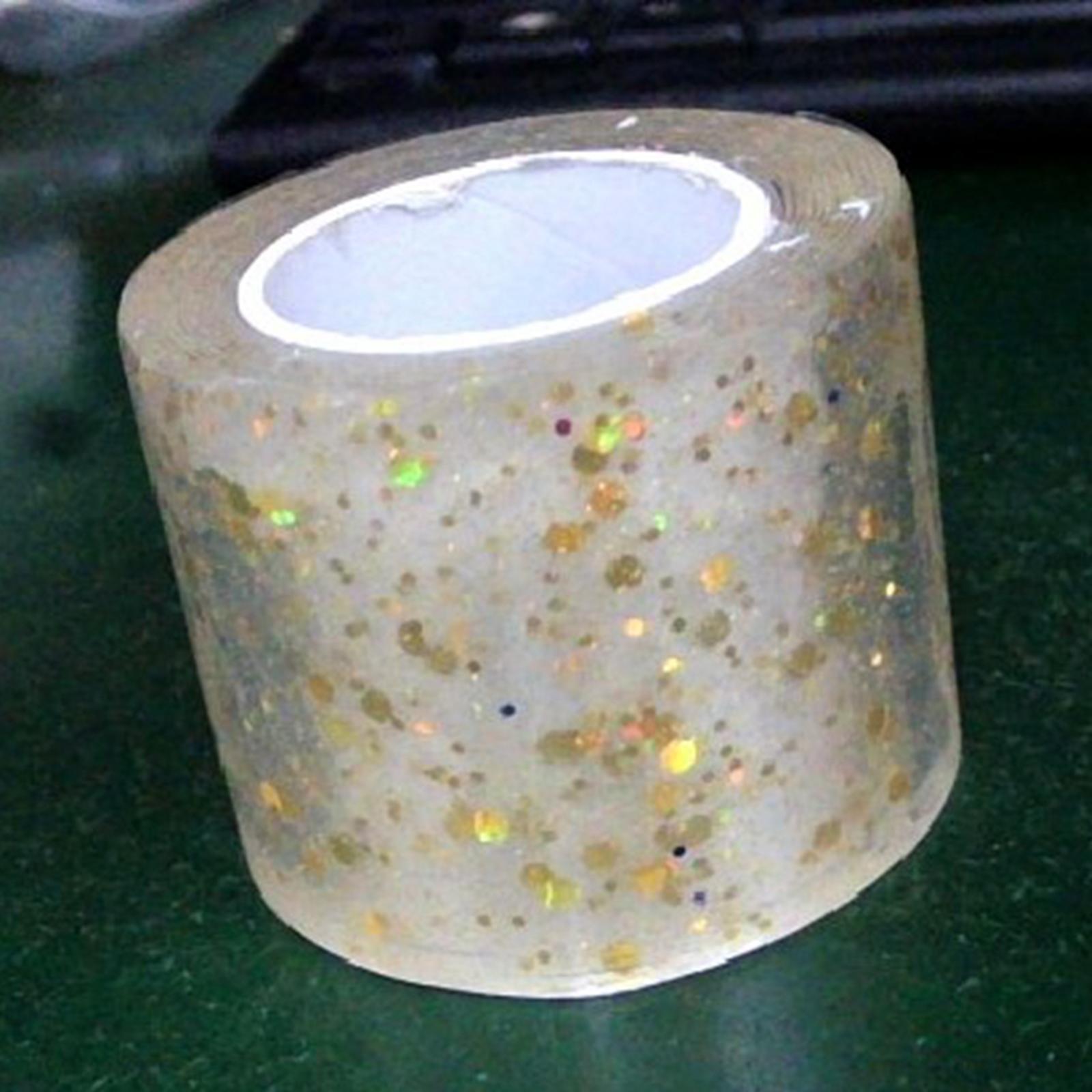 Glitter Tape Double Sided Tape, Adults Tape Educational Toy, Multifunctional Mounting Tape Reusable for Bubble Blowing Home Handmade Ball