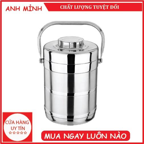 Cà mèn inox 3 tầng giữ nhiệt 24h cao cấp an toàn cho sức khỏe