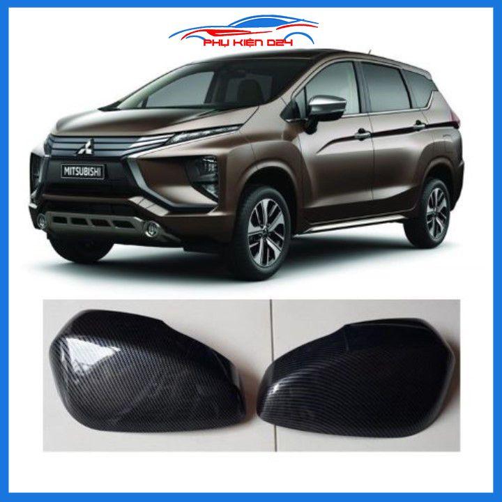 Ốp gương chiếu hậu vân cacbon Xpander 2018-2019-2020-2021-2022 bảo vệ trang trí xe