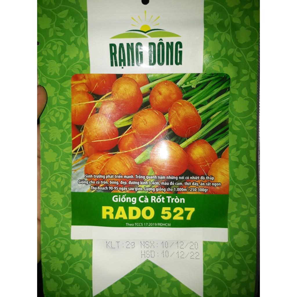 Hạt giống Cà rốt củ tròn Rado, đóng gói 2gr