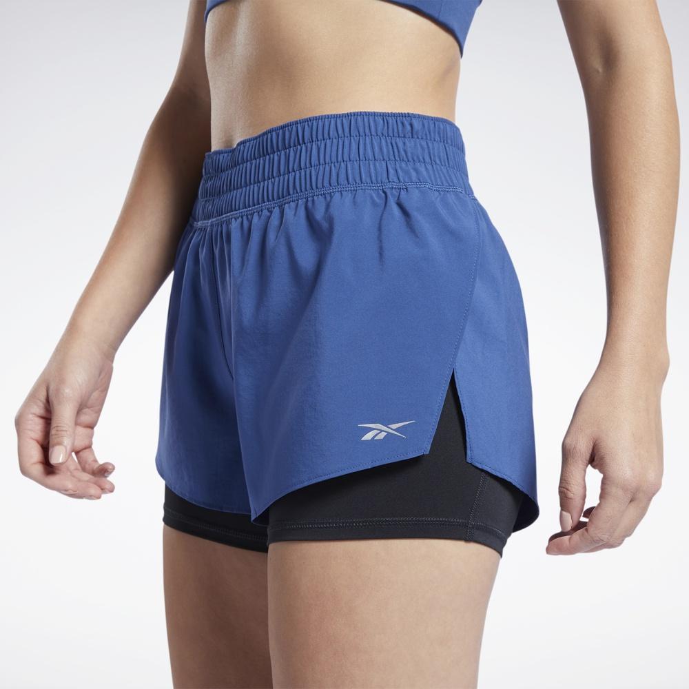 Quần Thun Thể Thao Nữ Reebok WOR Run 2 in 1 Short H65598