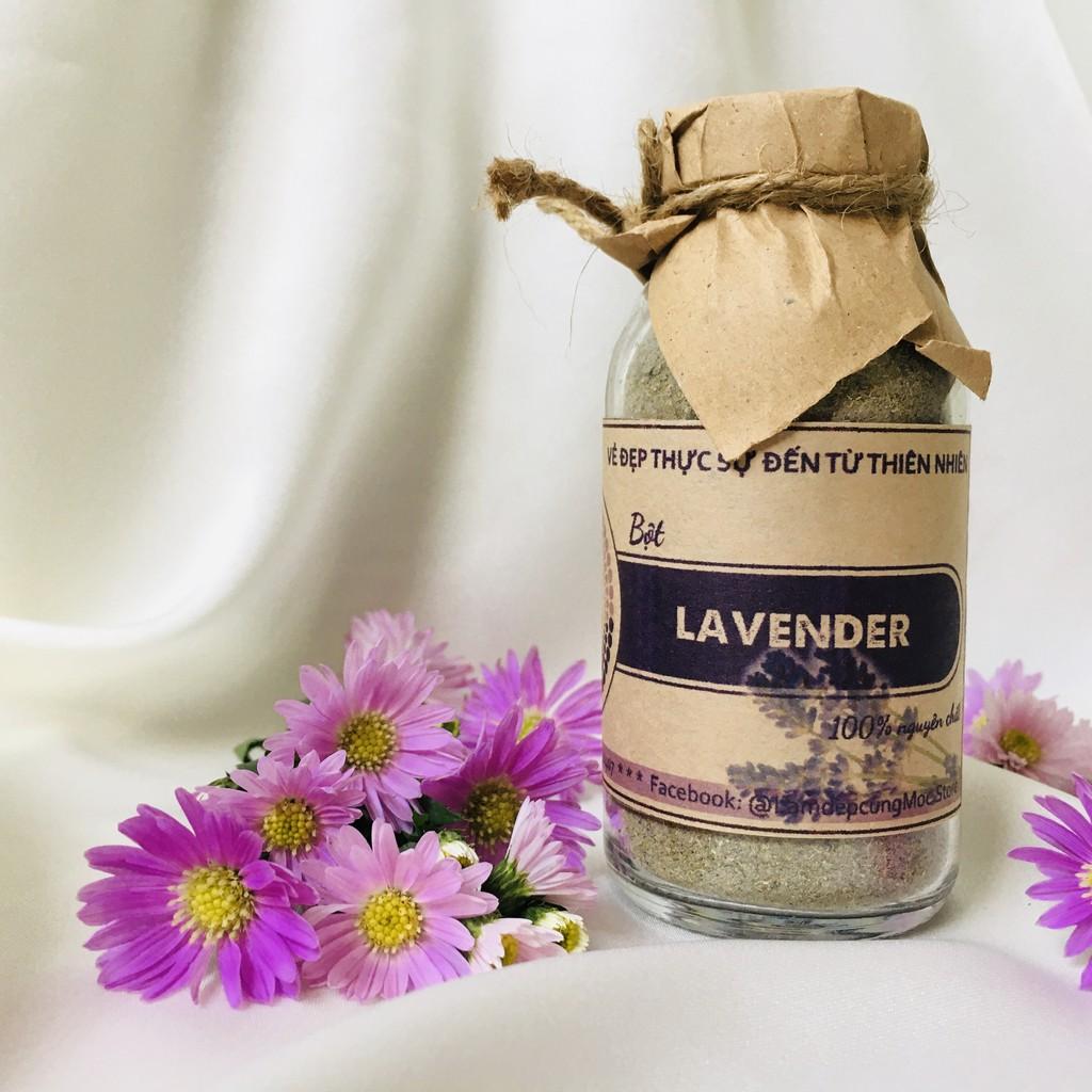 Bột Hoa Lavender đắp mặt dưỡng trắng da nguyên chất 100ml