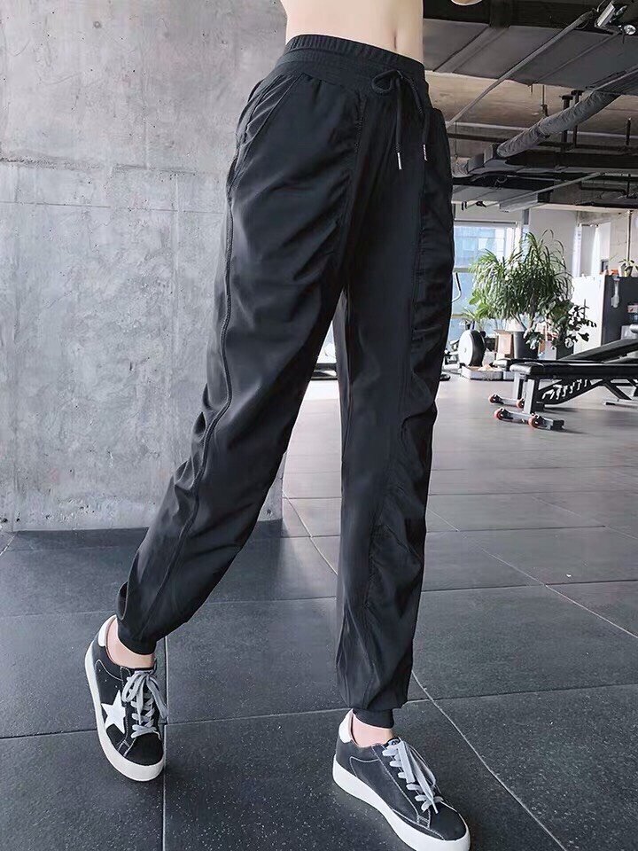 Quần jogger thể thao nam nữ vải dù cao cấp