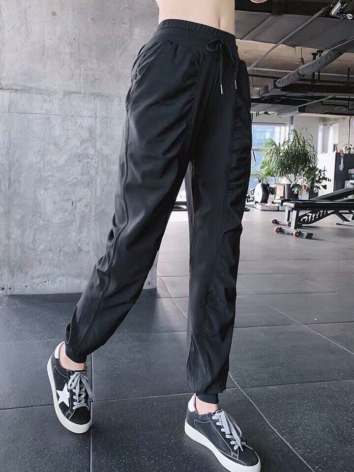 Quần Jogger Sport Nữ Tập Gym/Yoga/Chạy Bộ Chất Dù Cao Cấp Co Dãn Nhẹ Thoáng Mát