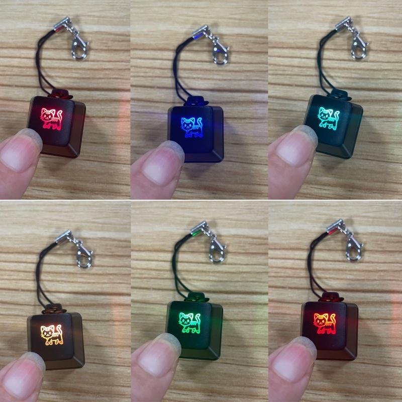Móc Khóa Kiểm Tra Công Tắc Bàn Phím Cơ RGB Kiểm Tra Bàn Phím Cơ Giảm Căng Thẳng