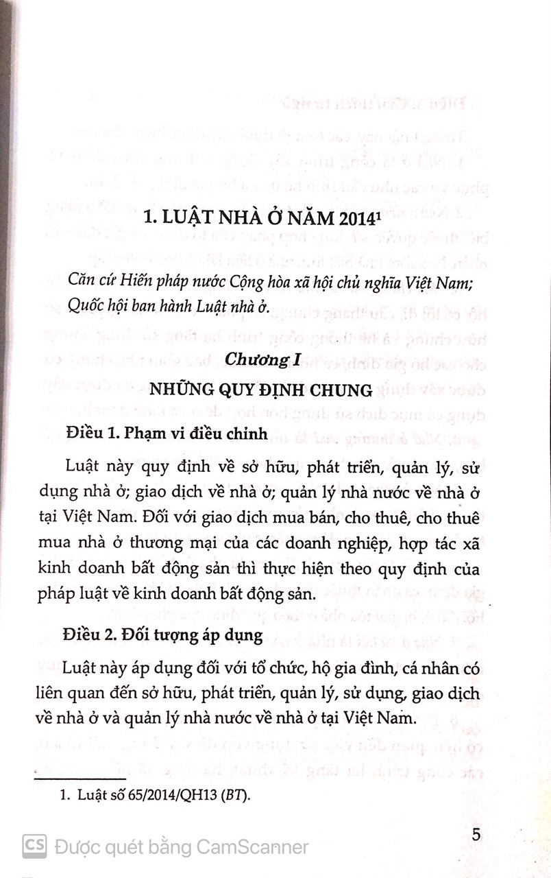Luật nhà ở 2014 và nghị định hướng dẫn thi hành