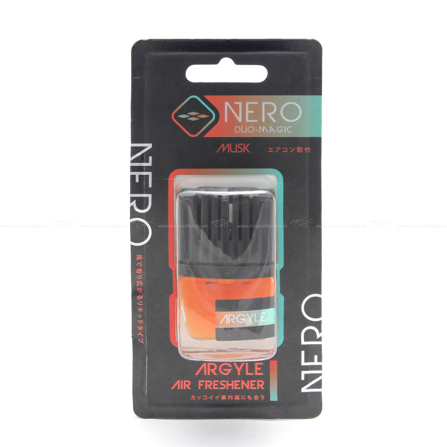 Nước Hoa Ghim Máy Lạnh AIR-Q Nero Duo-Magic Argyle No306-3 Musk 9ml