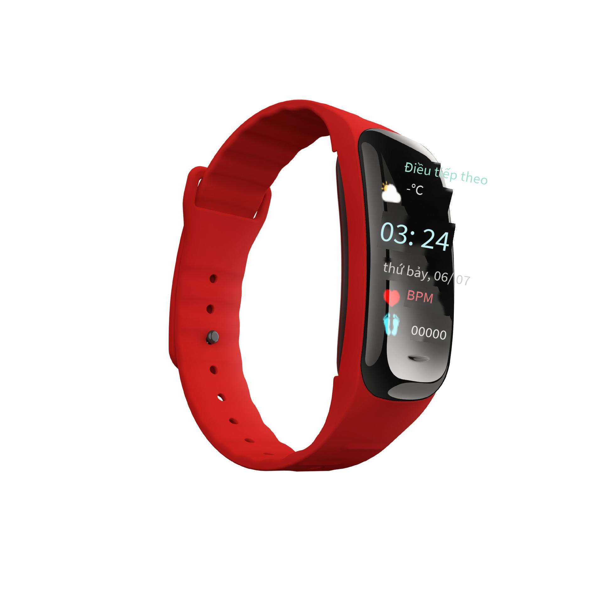 Đồng hồ đeo tay thông minh C1plus giá thấp nhất C2PLUS máy đếm bước bluetooth thể thao tại chỗ