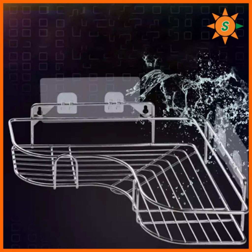 Kệ dán góc tường bằng inox