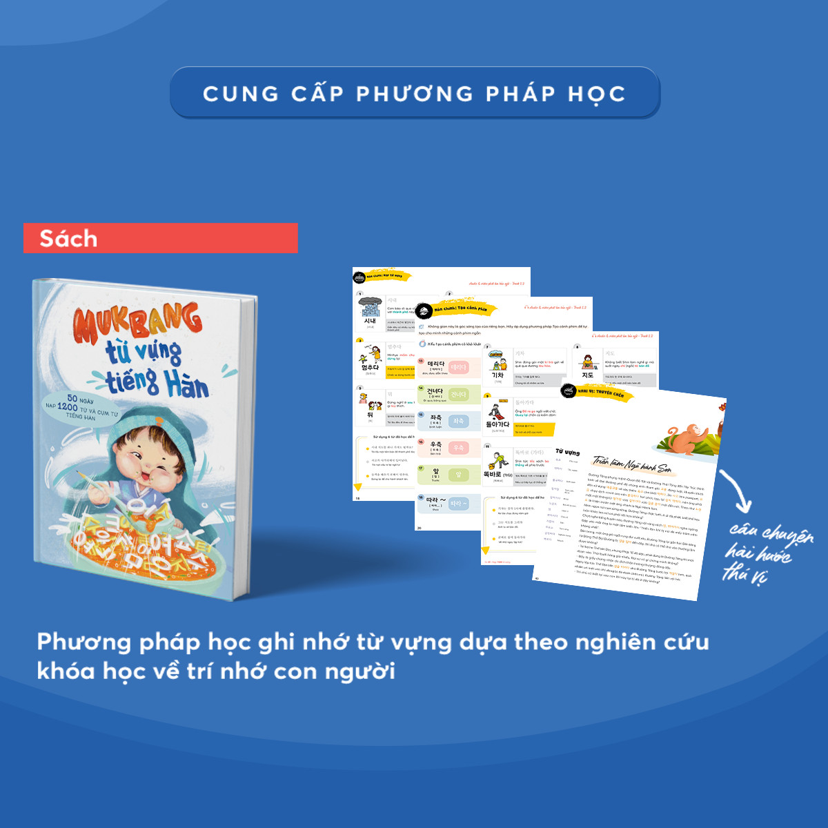 Mukbang 1200 Từ Vựng Tiếng Hàn Tổng Hợp - Trọn bộ giải pháp ghi nhớ 1200 từ vựng chỉ trong 50 ngày