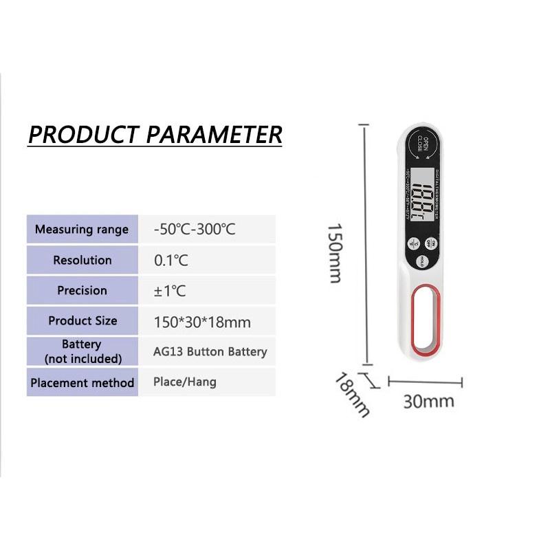 Digital Meat Thermometer Cooking Food Kitchen BBQ Probe Water Milk Oil Liquid Oven Digital Temperaure Sensor Meter Thermocouple
