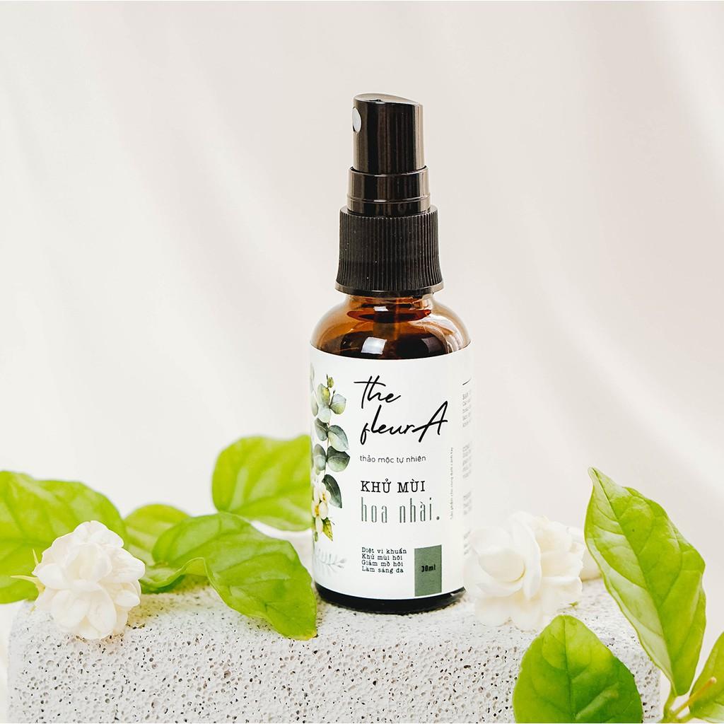 Khử Mùi Hôi Nách Thảo Mộc the FleurA - Xịt Hôi Nách Ngăn Tiết Mồ Hôi Thân Thiện An Toàn Cho Da