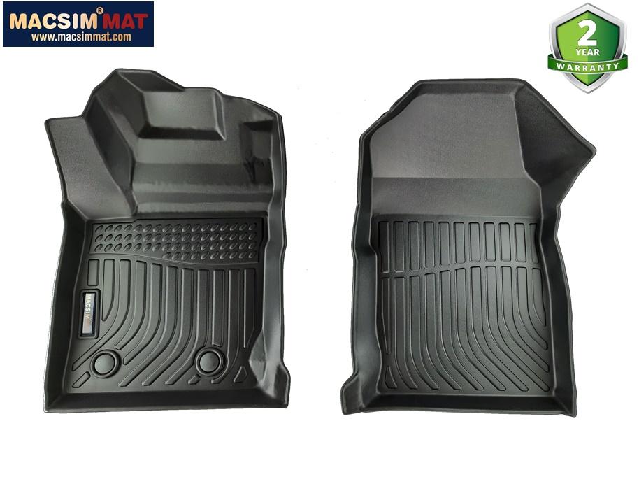 Thảm lót sàn xe Ford Ecosport 2013-2017 Nhãn hiệu Macsim chất liệu nhựa TPV cao cấp màu đen
