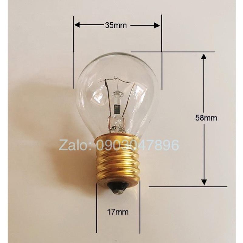 Bóng đèn sợi đốt E17 220V/110V 40W 35x58mm (Globular Pilot Lamps G35*58 E17 110V/220V 40W clear)