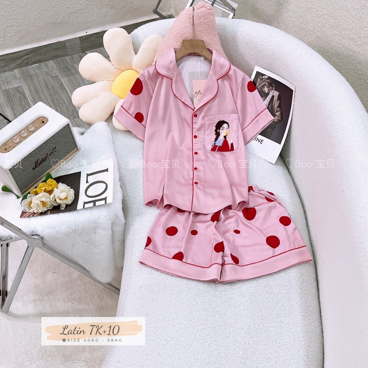 PIJAMA ĐỒ NGỦ MẶC NHÀ , MÁC BOO, TK ĐÙI