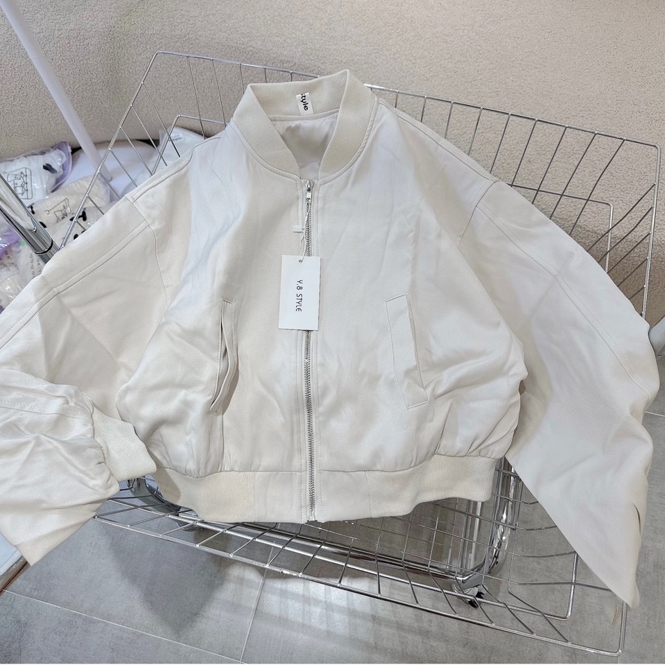ÁO KHOÁC LỬNG NỮ UNISEX CROPTOP BOMBER THỂ THAO BÓNG CHÀY THUN FORM RỘNG TAY DÀI ĐI CHƠI ĐI TIỆC DẠO PHỐ ĐI BIỂN
