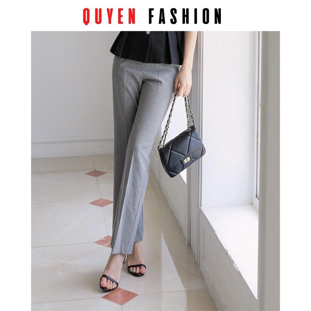 Quần Âu Công Sở Nữ Thời Trang Quyên Fashion, Dáng Đứng, Thanh Lịch, Trẻ Trung QQM128