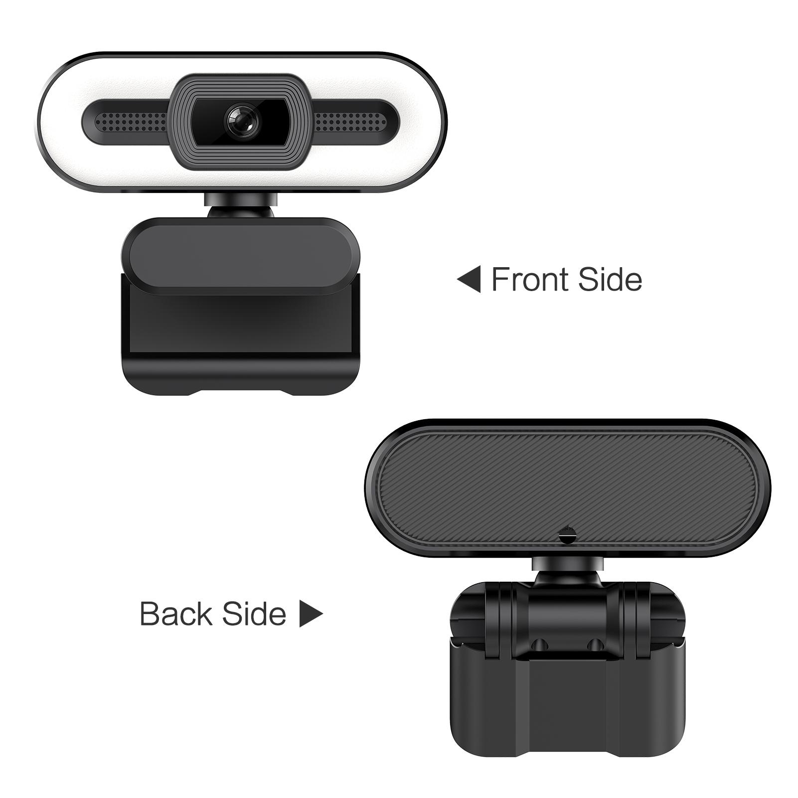 Webcam USB với đèn chiếu sáng ho Hội nghị truyền hình trực tuyến cuộc gọi video trực tuyến