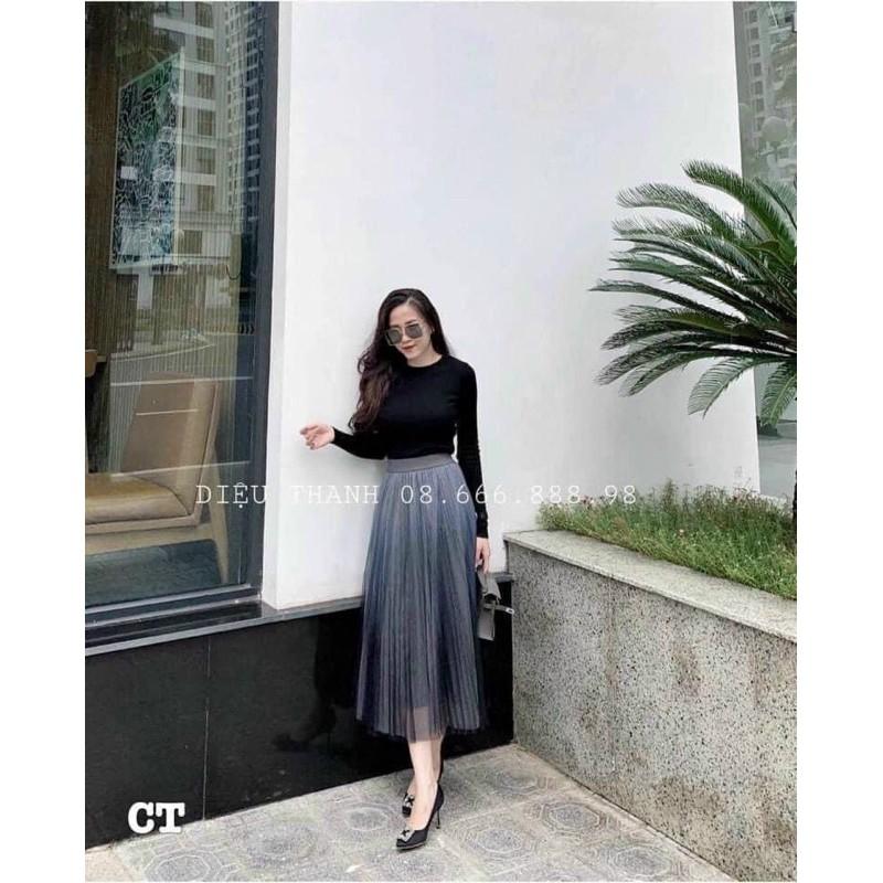 Chân váy lưới 2 màu hàng quảng châu