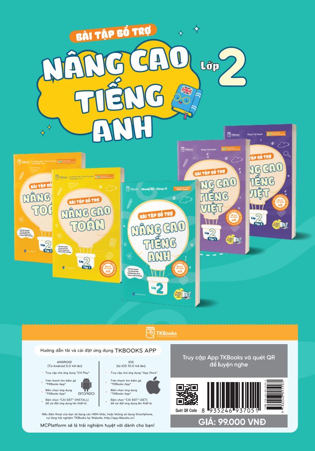 Bài tập bổ trợ nâng cao tiếng Anh lớp 2