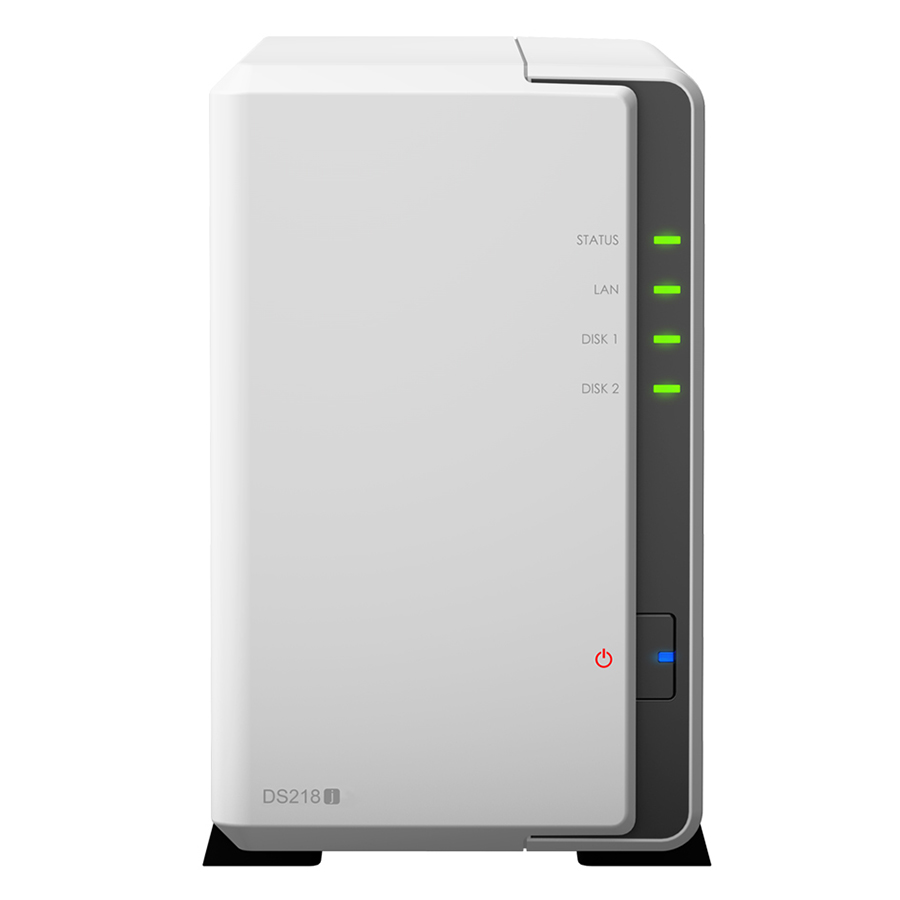 Ổ Cứng Mạng Synology NAS DS218j (Trắng) - Hàng Chính Hãng