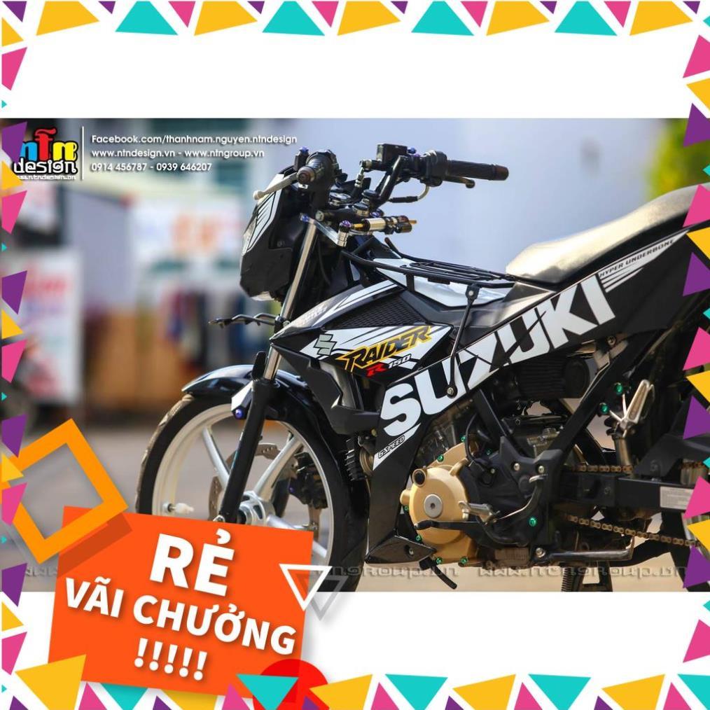 Tem Rời Raider FI Mẫu Trắng Đen