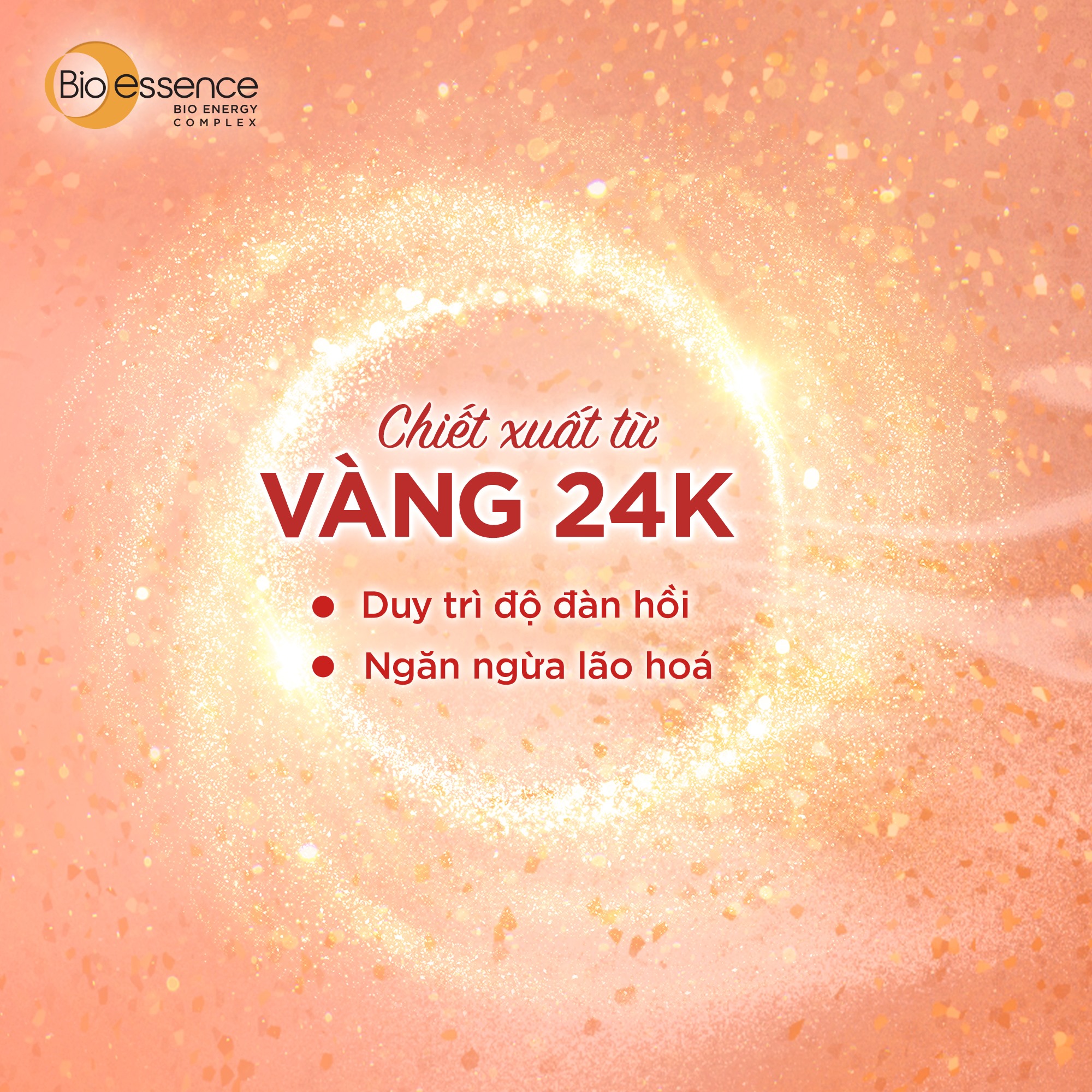 Nước dưỡng ngăn ngừa lão hóa Bio-Essence Bio-Gold Rose chiết xuất vàng 24K tinh chất hoa hồng 100ml
