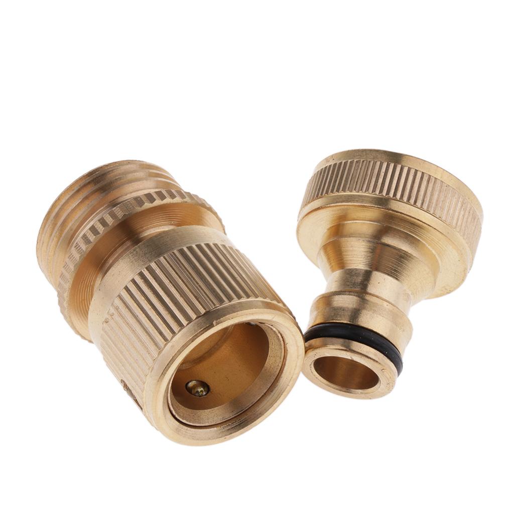 Quick Connect Male Female fitting Water Pressure Washer 3/4" Quick Coupling