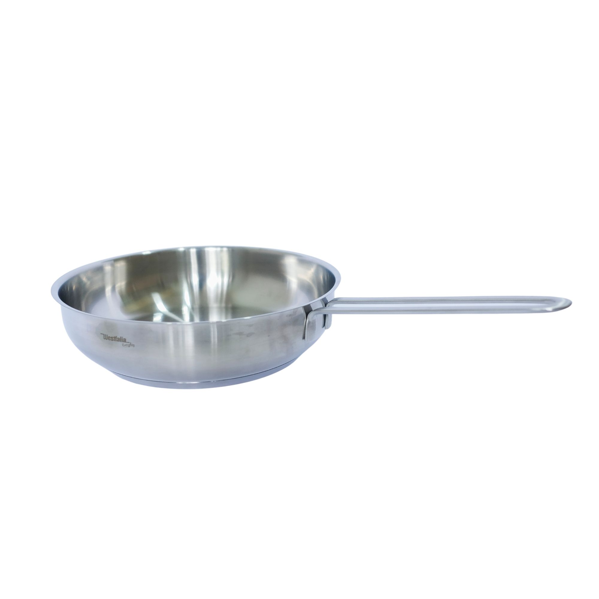 Chảo Sâu Lòng Inox 304 Westfalia ĐỨC 24cm Cao Cấp, Dùng Được Bếp Từ, Máy Rửa Chén, Chảo Rán Chiên Xào-CHÍNH HÃNG(Tặng Móc Khóa KETILO) SL09